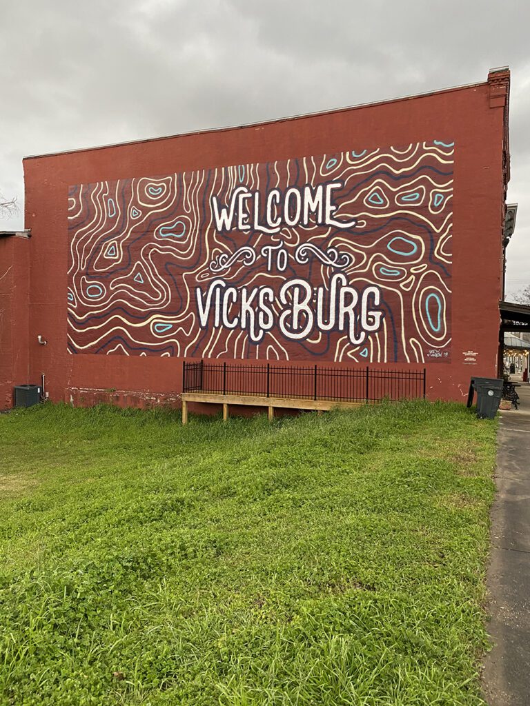 During Straub’s free time in Vicksburg, she was able to visit downtown and see some of the local sights.